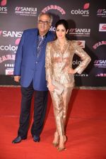 Sridevi, Boney Kapoor at 14th Sansui COLORS Stardust Awards on 19th Dec 2016